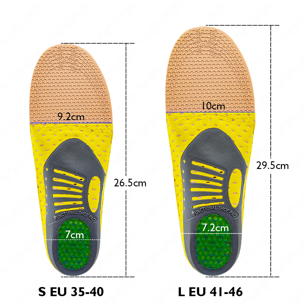 WalkAid Orthotic Gel Insoles