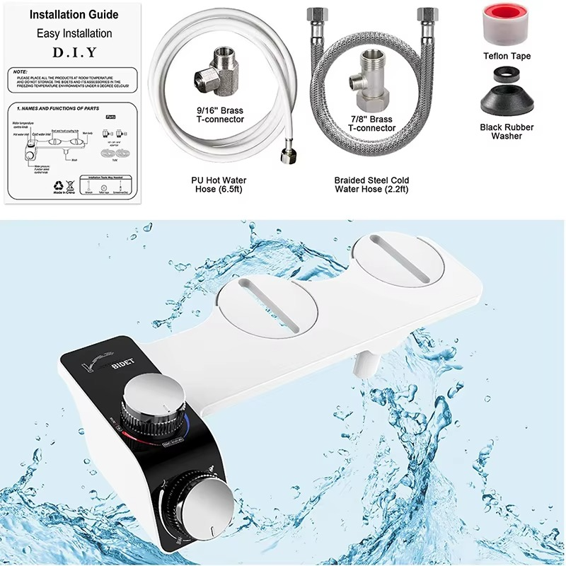 WalkAid™ Bidet Toilet Seat Attachment