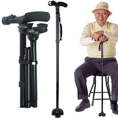 WalkAid™ StandSecure Cane